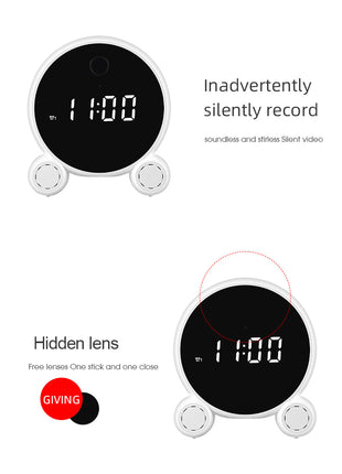 X7-1080P-WiFi Mini Clock Camera Wireless Clock Camera With Alarm Camcorder