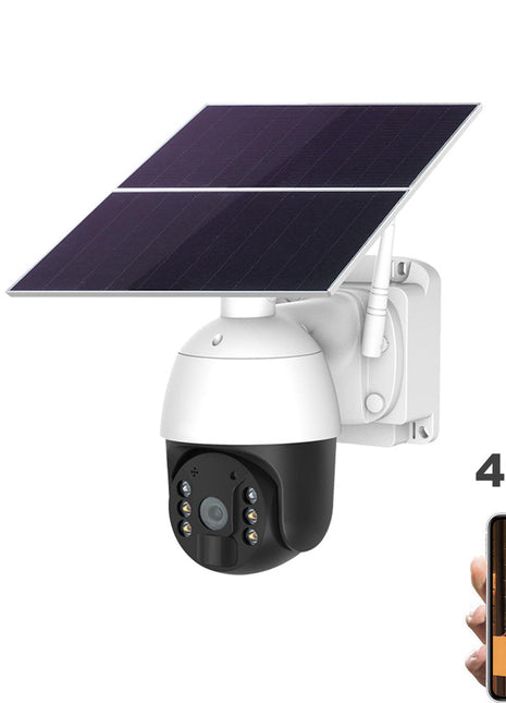 CRONY RBX-SL100 Micro power 24H Record 4G solar camera 4G ITE Wireless Security Camera Color Night Vision PIR Motion Detection