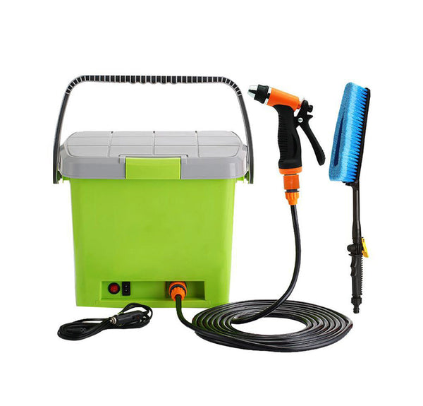 CRONY High Pressure Portable car washer With Electric clean Spray Gun, High Pressure water Pump, Brush, Storage Box