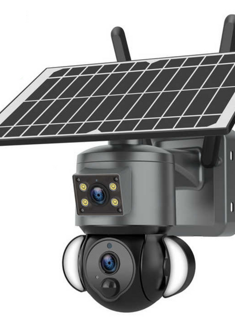 CRONY ST-558-6MP-12X-4G Dual Lens Zoom Solar Battery Camera