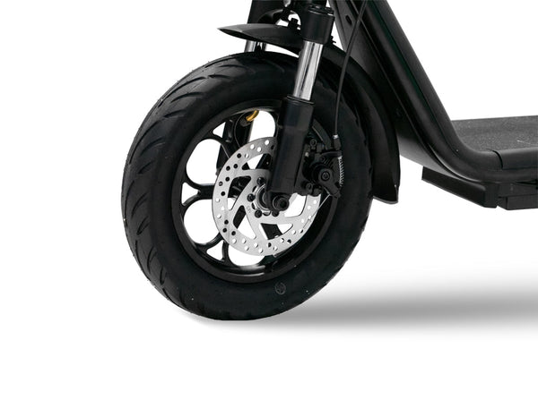 CRONY JL005-02 Small Harley Electric Bicycle Folding Electric Scooter  2 Wheels Electric Motorcycle with Basket