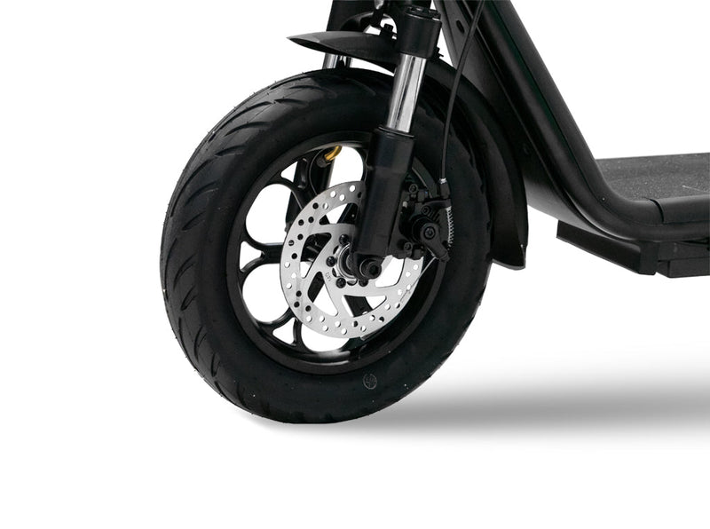 CRONY JL005-02 Small Harley Electric Bicycle Folding Electric Scooter  2 Wheels Electric Motorcycle with Basket