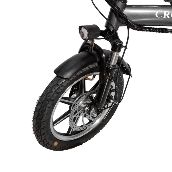 CRONY K2 14inch Fold Sport Bike Max Speed 30KM/H 48V/10AH Battery Dual Seater Foldable Design 120KG Weight Capacity Electric bicycles