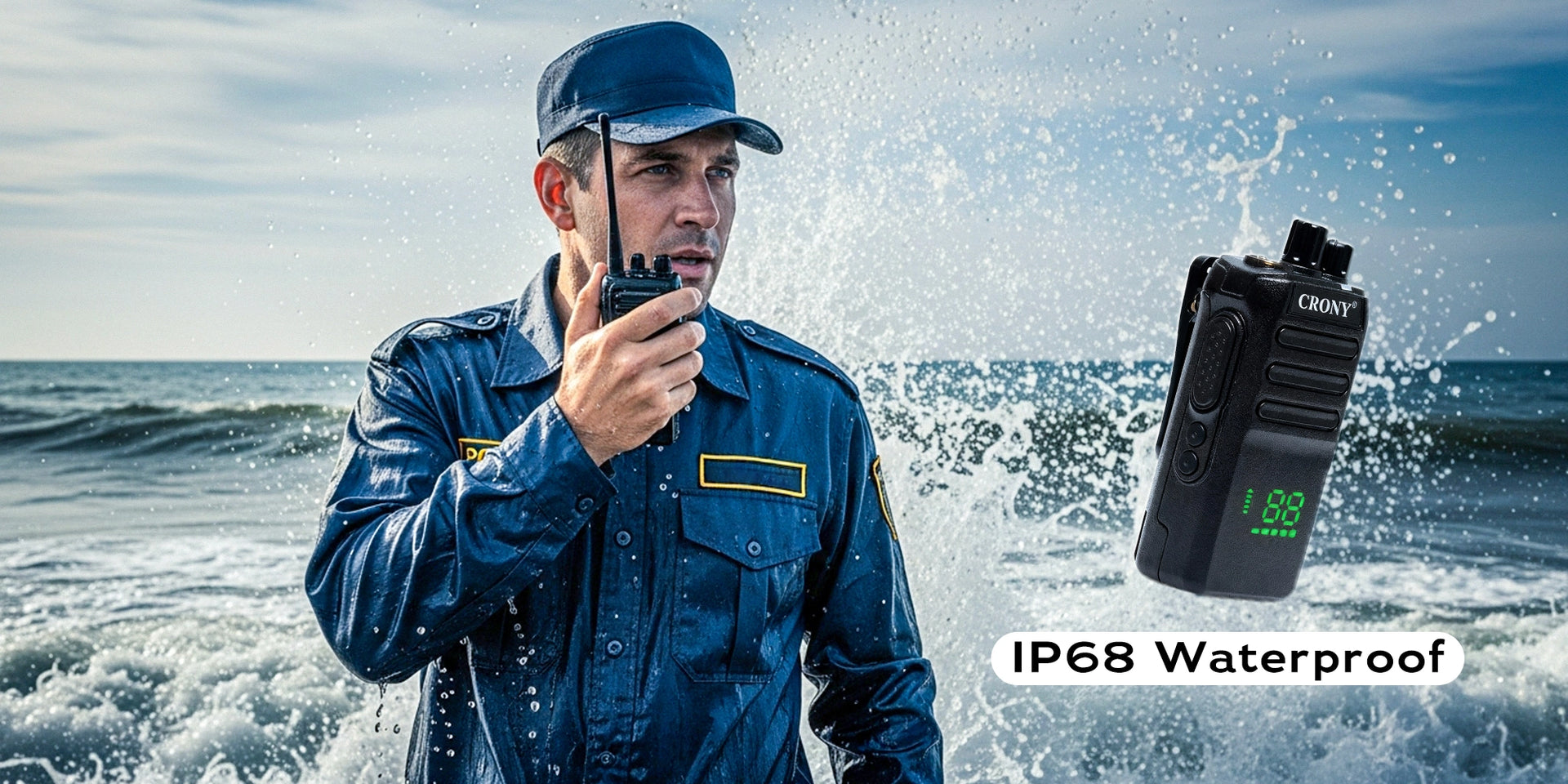 CRONY 10W JC-8930 Walkie Talkie Intercoms - Hero Banner 1