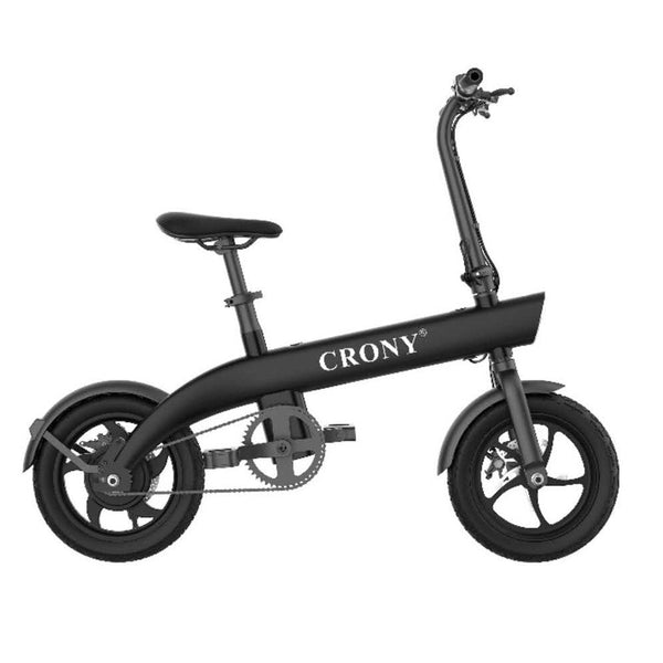 CRONY H2 Folding Electric Bike 14-Inch 250W Motor 36V Detachable Battery 25KM/H
