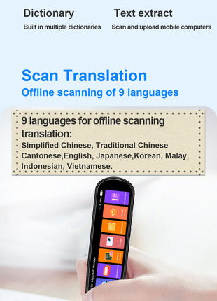 CRONY MD043 Plus Translation Pen language OCR Arabic scanning translation pen English Korean Japanese Malay Vietnamese