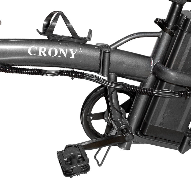 CRONY K2 14inch Fold Sport Bike Max Speed 30KM/H 48V/10AH Battery Dual Seater Foldable Design 120KG Weight Capacity Electric bicycles