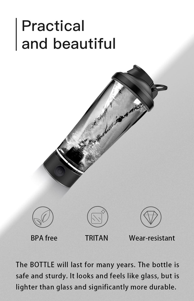 CRONY VT-006 Self-mixing Cup Portable Sustainable Rechargeable Plastic Electric Shaker Water Bottles