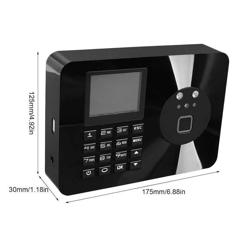 CRONY X3 Face time machine Fingerprint Time Attendance Machine 2.8in Color Screen Inductive High Accuracy 500DPI Fingerprint Time Clock