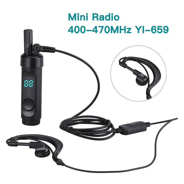 CRONY YI-659  MINI walki-talk 99ch UHF 400-470mhz portable mini walkie talkie 2-way radio