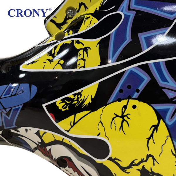 CRONY D1+ Yellow Smart Self-Balancing Hoverboard 250W Bluetooth Speaker, LED Lights, ABS Body, 12KM/H Speed, 15KM Range, Electric Hoverboard for Kids & Adults