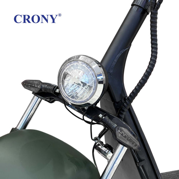 CRONY X2000 Advanced Electric Scooter Featuring 2000W Motor, Dual Hydraulic Suspension, Dual Seat Comfort Design, Anti-Theft System, Removable 60V Lithium Battery and 70KM/H Top Speed