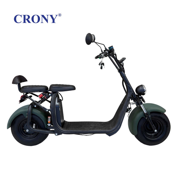 CRONY X2000 Advanced Electric Scooter Featuring 2000W Motor, Dual Hydraulic Suspension, Dual Seat Comfort Design, Anti-Theft System, Removable 60V Lithium Battery and 70KM/H Top Speed