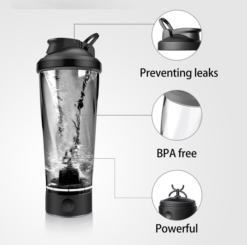 CRONY VT-006 Self-mixing Cup Portable Sustainable Rechargeable Plastic Electric Shaker Water Bottles