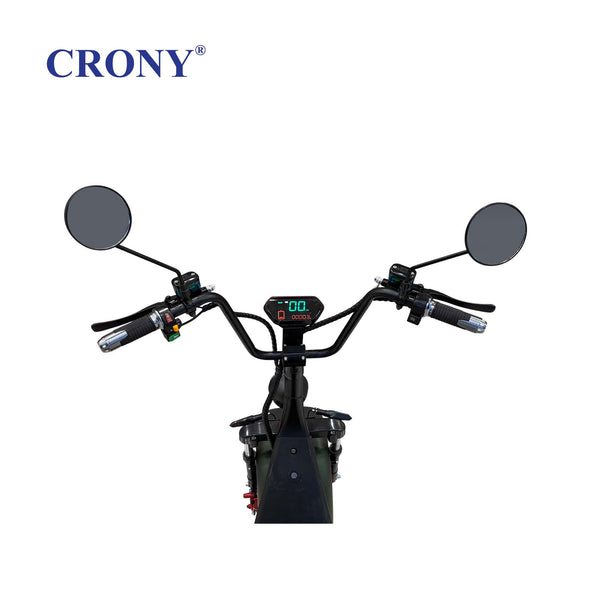 CRONY X2000 Advanced Electric Scooter Featuring 2000W Motor, Dual Hydraulic Suspension, Dual Seat Comfort Design, Anti-Theft System, Removable 60V Lithium Battery and 70KM/H Top Speed