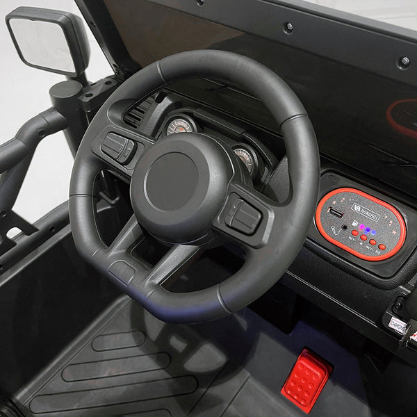 CRONY CN-016 4 Tyre kids cross country vehicle Kids Electric Ride-On Car 7KM/H Three Speed Modes Remote Control LED Lights Bluetooth Speaker Scooter