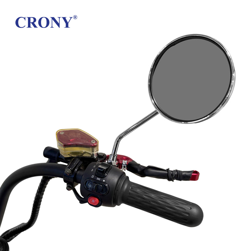 CRONY X1 Electric Motorcycle, 3000W Motor, 60V 12Ah Battery, 60-80KM/H Max Speed, 25-35KM Range, Front & Rear Disc Brakes, Front & Rear Suspension, LCD Display, LED Lights, Bluetooth Speaker, Mobile Phone Holder, Harley Bag, World