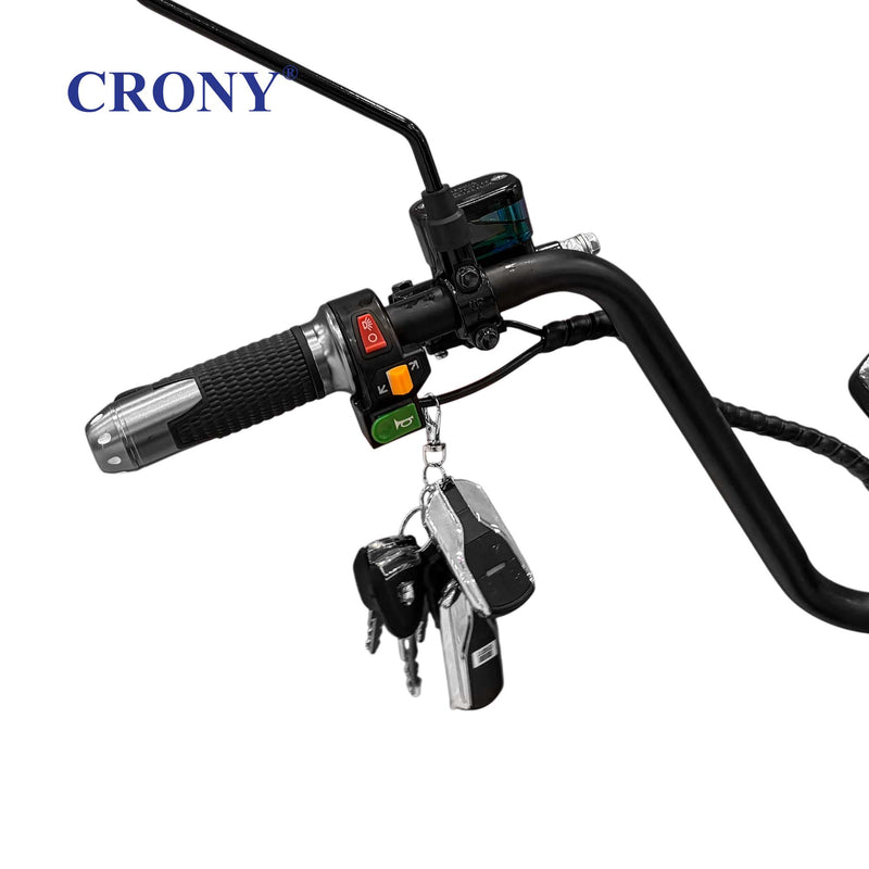 CRONY X2000 Advanced Electric Scooter Featuring 2000W Motor, Dual Hydraulic Suspension, Dual Seat Comfort Design, Anti-Theft System, Removable 60V Lithium Battery and 70KM/H Top Speed