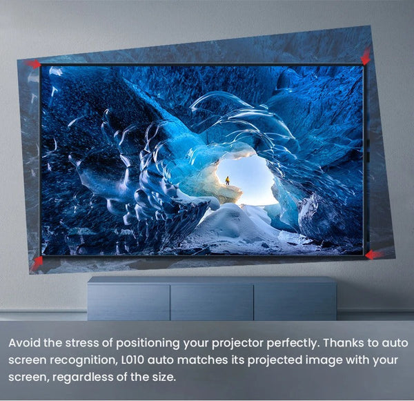 CRONY L010 LCD Smart Projector Android 11 WIFI Mini Portable 4K Full HD 1080p