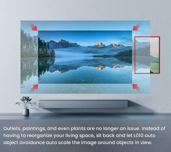 CRONY L010 LCD Smart Projector Android 11 WIFI Mini Portable 4K Full HD 1080p