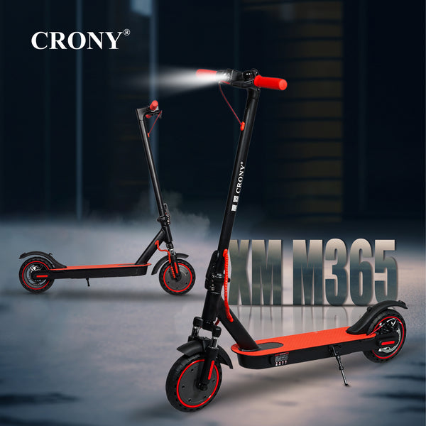 CRONY XM M365 red with Suspension and APP E-Scooter Max speed 45 KM/H Electric Scooter Aluminium Alloy Folded 8.5 Inch tires