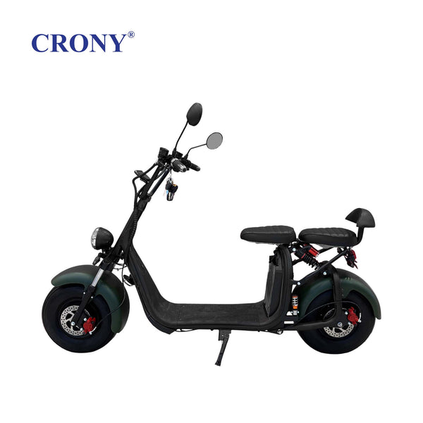 CRONY X2000 Advanced Electric Scooter Featuring 2000W Motor, Dual Hydraulic Suspension, Dual Seat Comfort Design, Anti-Theft System, Removable 60V Lithium Battery and 70KM/H Top Speed