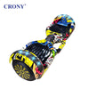 CRONY D1+ Yellow Smart Self-Balancing Hoverboard 250W Bluetooth Speaker, LED Lights, ABS Body, 12KM/H Speed, 15KM Range, Electric Hoverboard for Kids & Adults