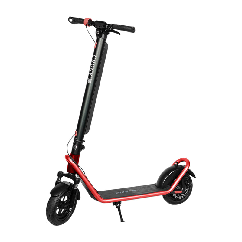 CRONY X11 Max Electric Scooter Red Color, 450W Powerful Motor, 36V 13Ah Detachable Battery, 40-60KM Range, 40-80KM/H Speed, Front Suspension, LED Display, APP Connectivity, Foldable Design, 1 Year Motor Warranty
