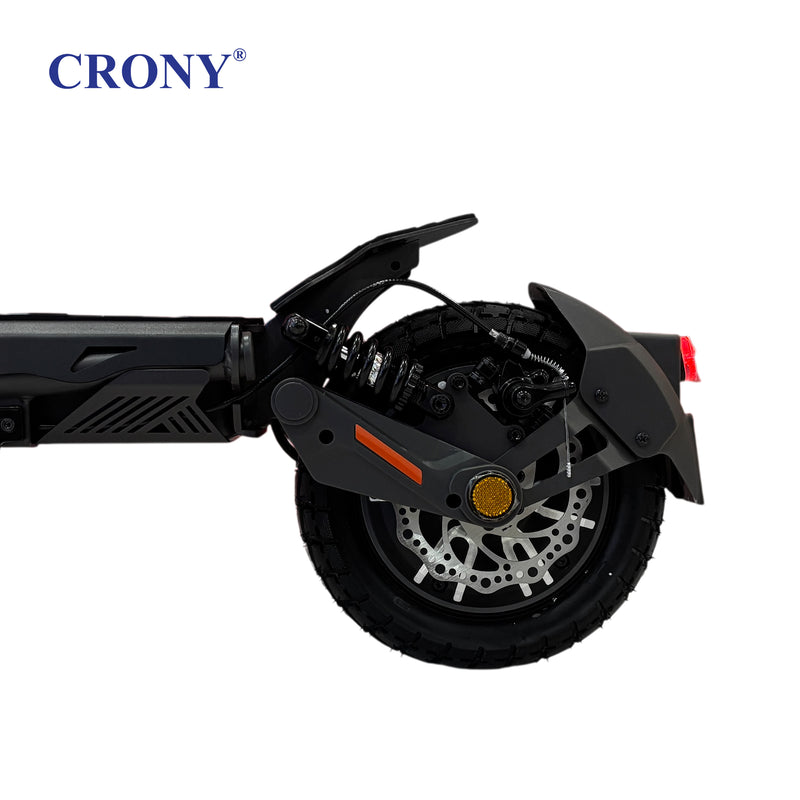 CRONY N07 GT Electric Scooter, 2000W Motor, 48V 18.5Ah Battery, 45–70 km/h, 45–60 km Range, Dual Suspension, 10-Inch Tires, NFC Unlock & App Connectivity