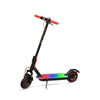 CRONY M365 Foldable Electric Scooter with Front Suspension & Durable Honeycomb Tires, 7-Colors LED Deck Lights, Lightweight Commuter Scooter with for Adults & Kids, Smart App Control