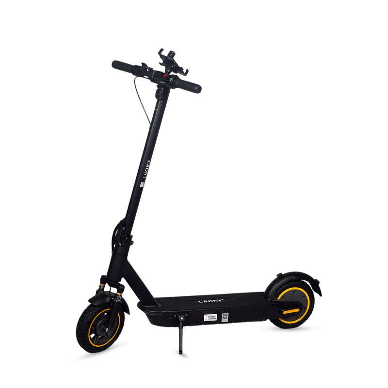 Crony XM Max Electric Scooter delivers a smooth and reliable ride with its 350 W motor and long-lasting 36 V / 15.6 Ah battery, offering a top speed of 30 km/h and a range of up to 45 km per charge