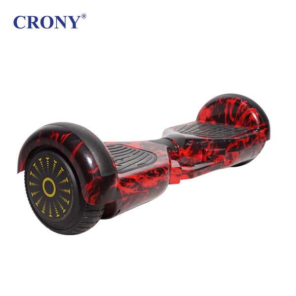 CRONY D1+ Smart Self-Balancing Hoverboard 250W Bluetooth LED Lights ABS Body 12KM/H 15KM Range Electric Scooter for Kids & Adults Indoor Outdoor Use