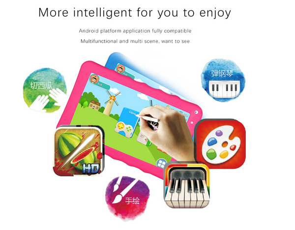 CRONY K19 9-inch 8GB ROM 512MB RAM Android WIFI Kids Tablet | Orange