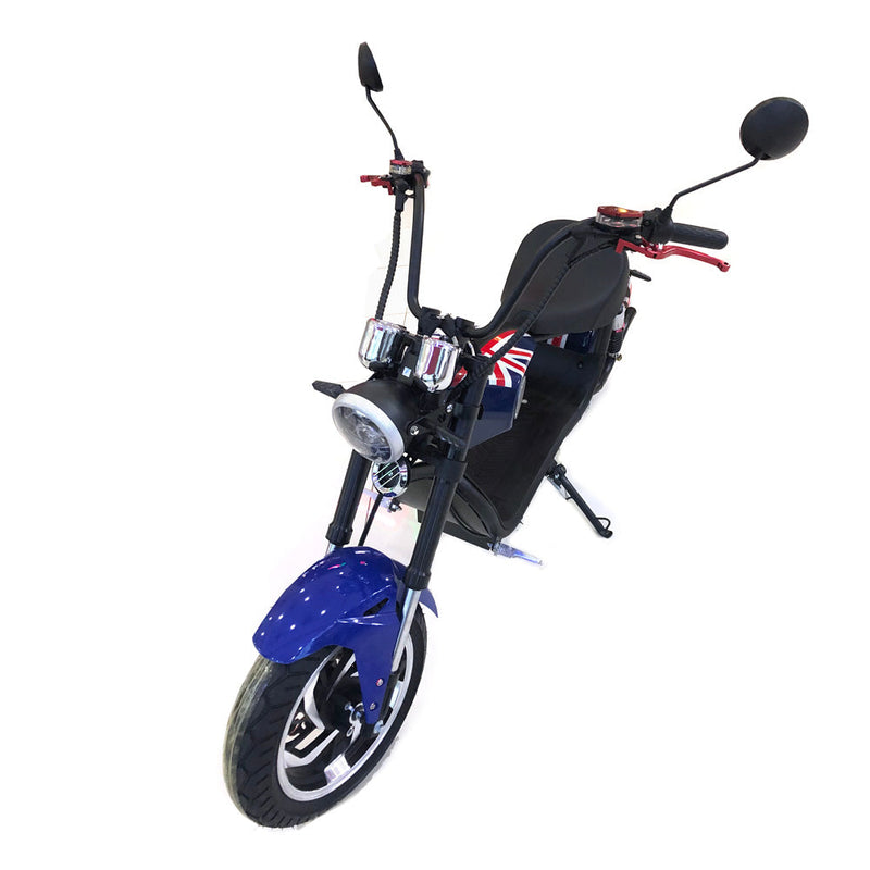 CRONY NEW X1 Harley Electrocar car With BT Speaker Electrocar car Citycoco Fat Tire Electric Motorcycle Red spider