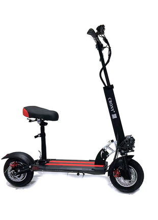 CRONY V10 Pro Red max speed 35km/h Fast Speed E-scooter 38v 1000w strong powerful electric scooter foldable 10 inch electric scooter (Refurbished)