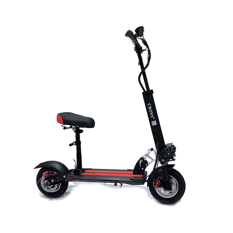 CRONY V10 Pro Red max speed 35km/h Fast Speed E-scooter 38v 1000w strong powerful electric scooter foldable 10 inch electric scooter (Refurbished)