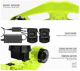 EL-SS01 Submersible 500W Underwater Scooter Adult And Kids Electric Diving Under Water Sea Scooter