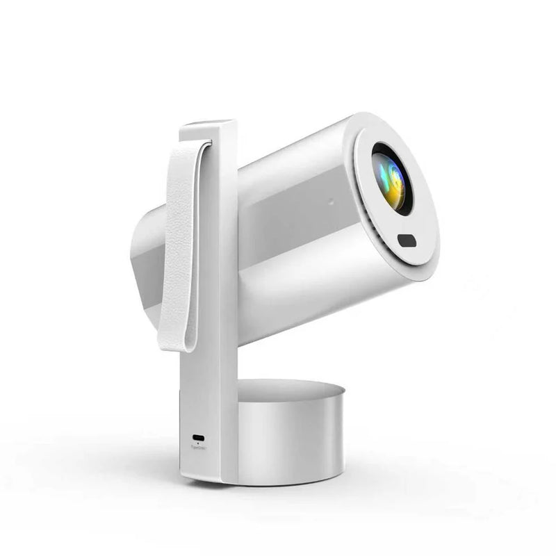 CRONY R3P Portable Mini Projector 1080P LED Smart Projector Supports 4K Decode Android with Built In Speakers