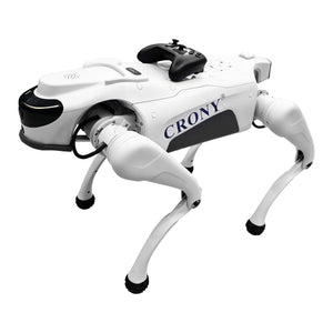 CRONY Advanced Smart AI Robot Dog, engineered for advanced technology enthusiasts, education, research, and AI development. Designed with a premium aluminum alloy frame combined with high