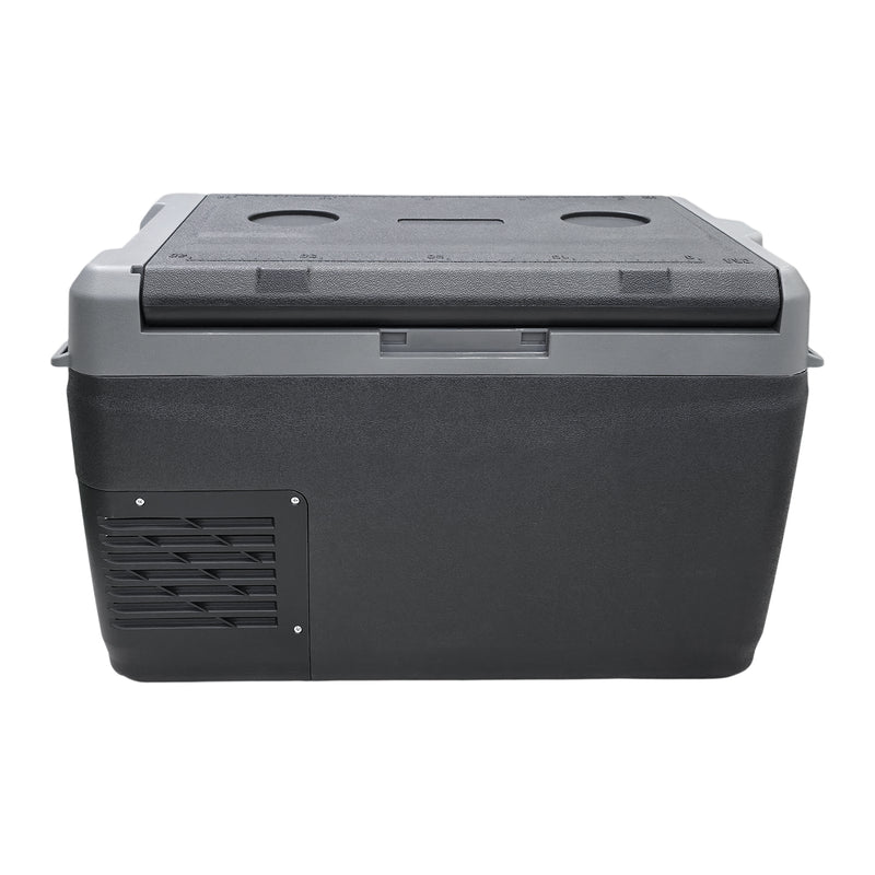 CRONY GC30 Portable Car Refrigerator 29L, 12V/24V DC & 100-220V AC Electric Cooler, -20°C to 20°C Temperature Range, LED Control Panel, Interior LED Light, Bottle Opener & Cup Holder, 1-Year Warranty