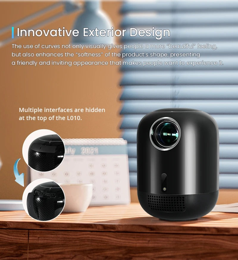 CRONY L010 LCD Smart Projector Android 11 WIFI Mini Portable 4K Full HD 1080p