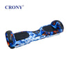 CRONY D1+ Blue Smart Self-Balancing Hoverboard 250W Bluetooth Speaker, LED Lights, ABS Body, 12KM/H Speed, 15KM Range, Electric Hoverboard for Kids & Adults