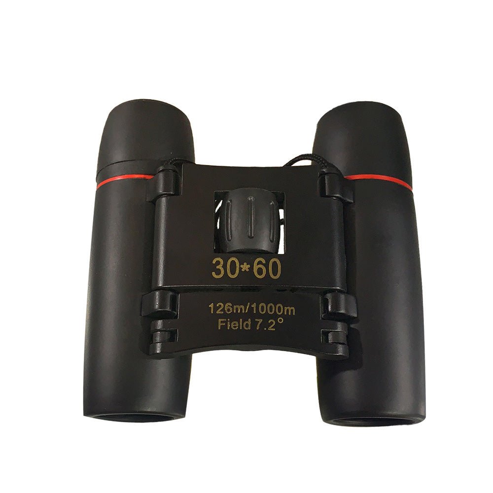 30*60 Binocular 30x60 day and night camping travel vision spotting scope optical folding HD binoculars - Edragonmall.com