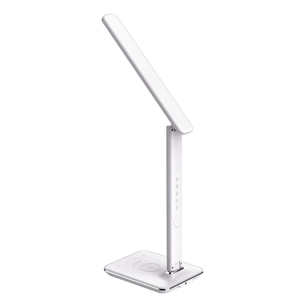 CRONY U13Q Table Lamp with wirelese charge-night light Clock LED Desk Lamp with Built-in Wireless Charger & Alarm Clock