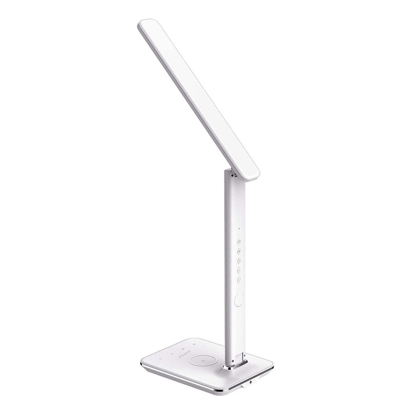 CRONY U13Q Table Lamp with wirelese charge-night light Clock LED Desk Lamp with Built-in Wireless Charger & Alarm Clock