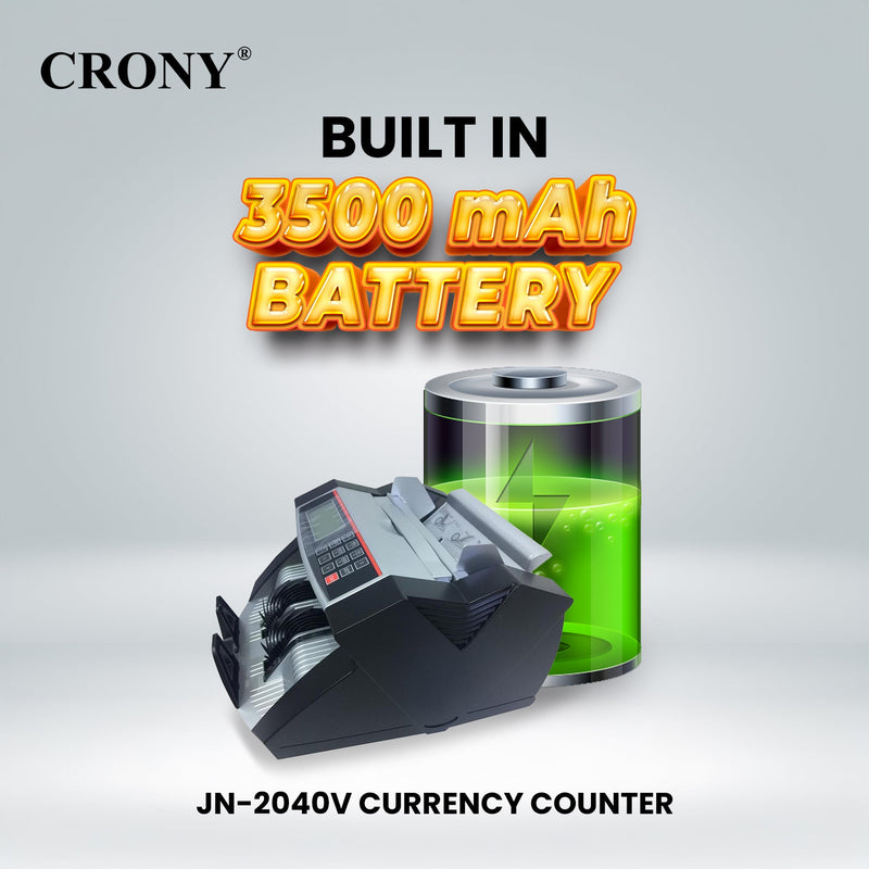 CRONY Banknote Verifiers JN-2040V Money Counter machine