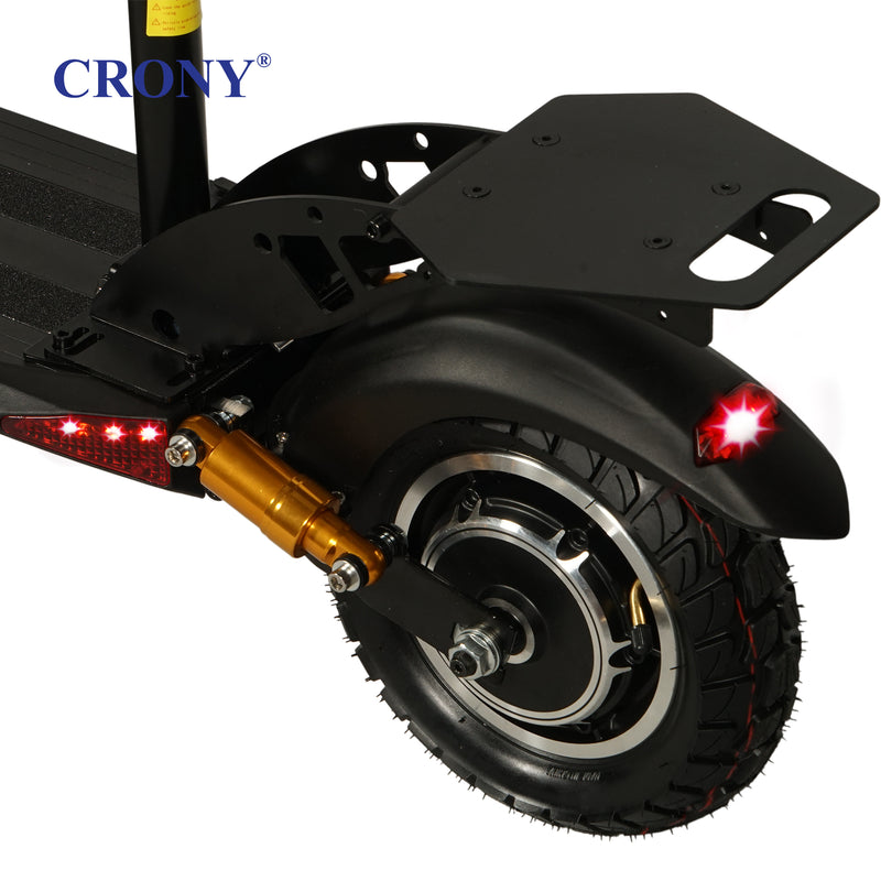 CRONY V10+ PRO 1500W 10 inch Wide tire High configuration E-Scooter Electric Scooter 10" Off-Road Tires Bluetooth Speaker Phone Holder