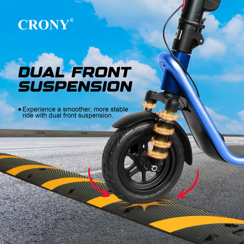 CRONY X11 Max Electric Scooter – Green, 450W Powerful Motor, 36V 13Ah Detachable Battery, 40-60KM Long Range, 40-80KM/H Speed, Front Suspension, LED Display, APP Control, Foldable Design, 1 Year Motor Warranty