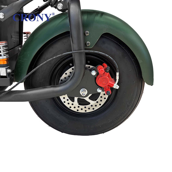 CRONY X2000 Advanced Electric Scooter Featuring 2000W Motor, Dual Hydraulic Suspension, Dual Seat Comfort Design, Anti-Theft System, Removable 60V Lithium Battery and 70KM/H Top Speed