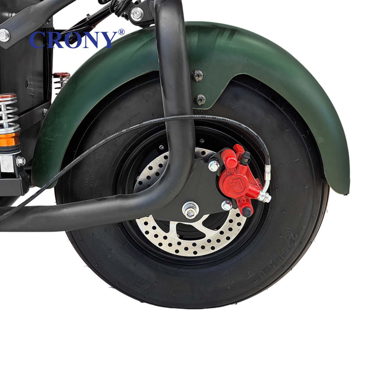CRONY X2000 Advanced Electric Scooter Featuring 2000W Motor, Dual Hydraulic Suspension, Dual Seat Comfort Design, Anti-Theft System, Removable 60V Lithium Battery and 70KM/H Top Speed